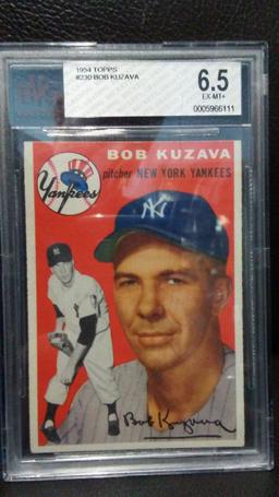 1954 Topps Baseball Bob Kuzava #230