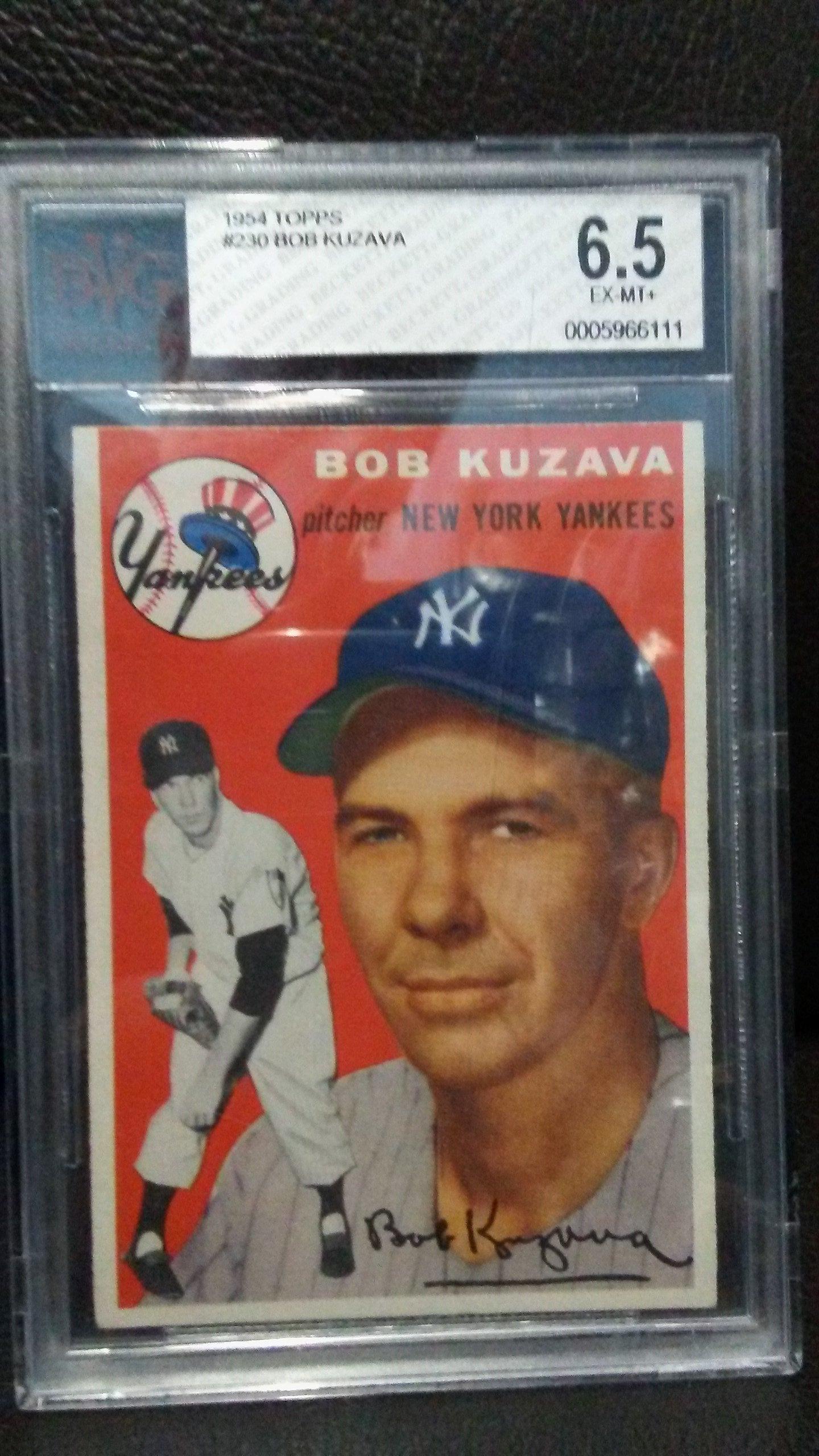 1954 Topps Baseball Bob Kuzava #230