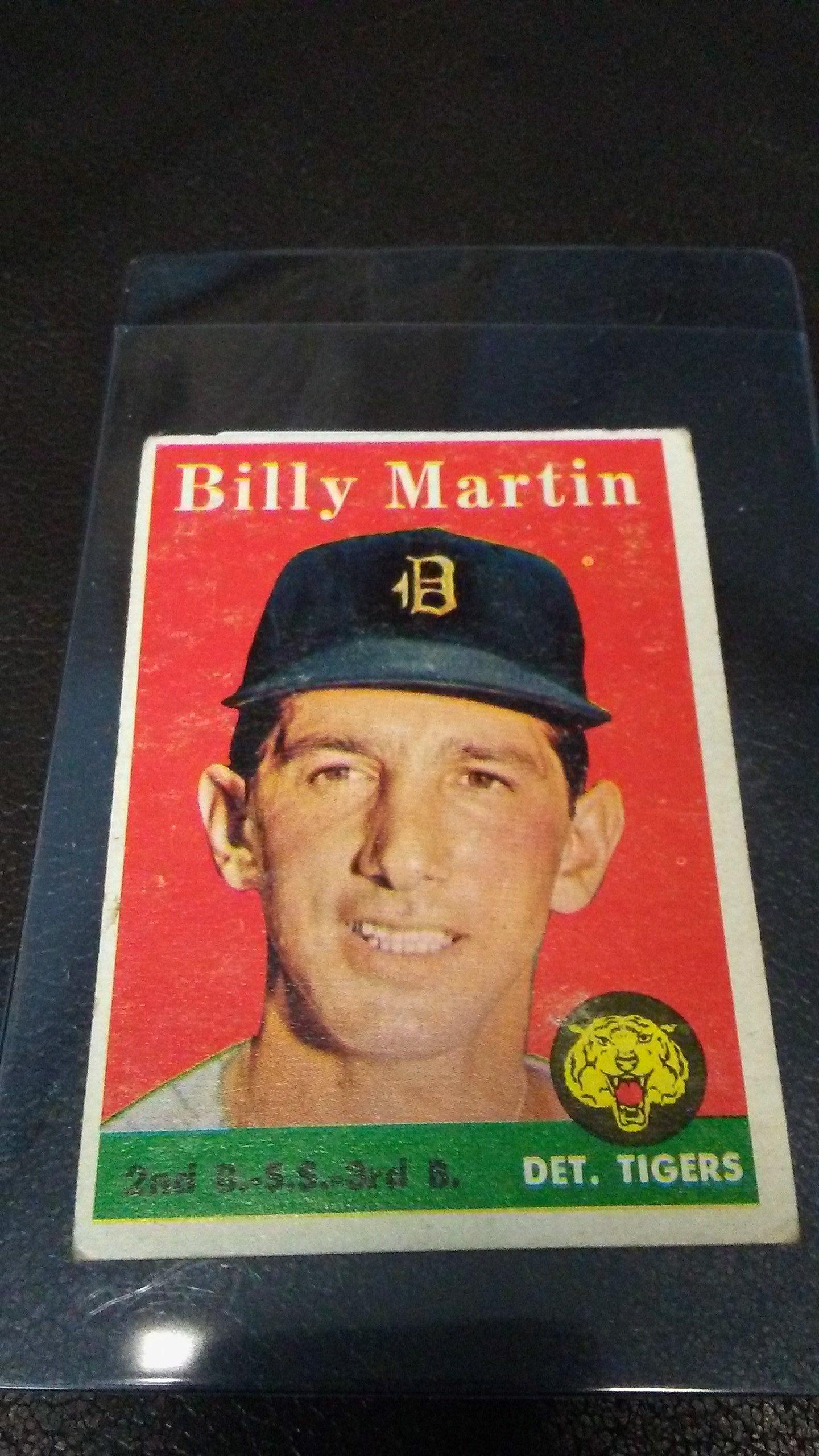 1958 Topps Baseball Billy Martin #271