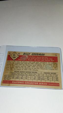 1953 BOWMAN BASEBALL BILLY GOODMAN #148