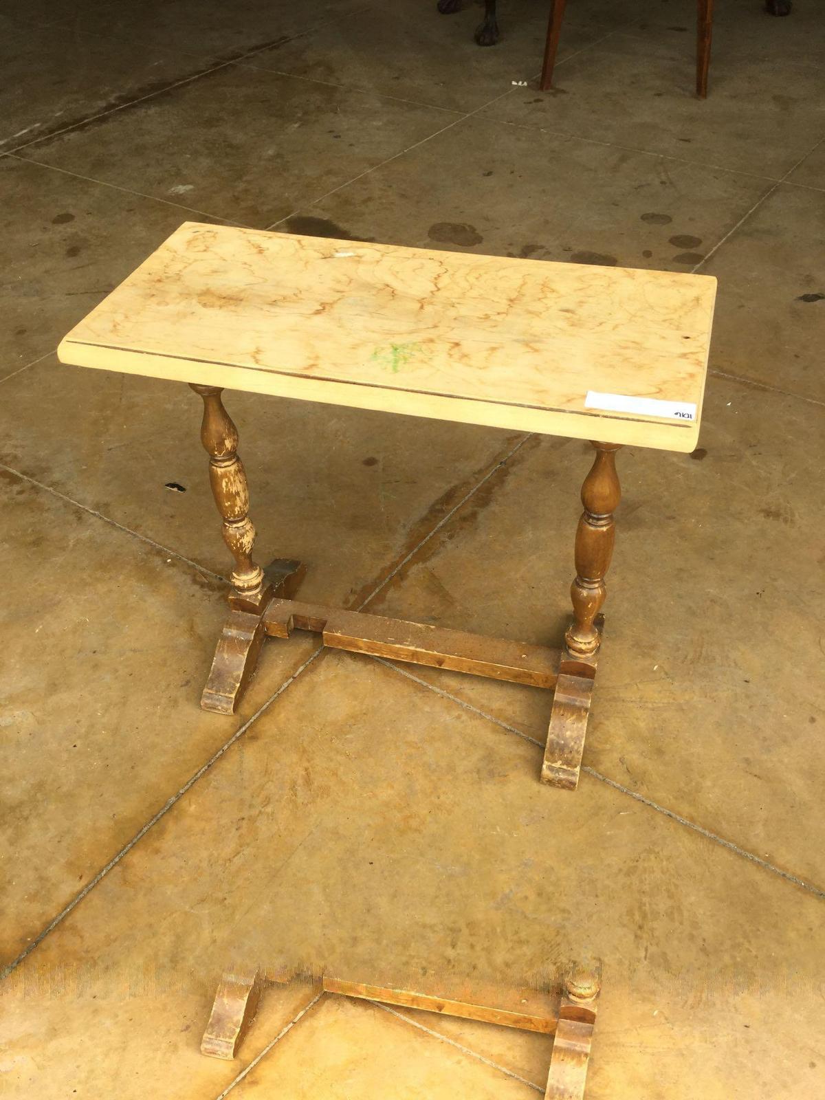 Vintage Wood End Table