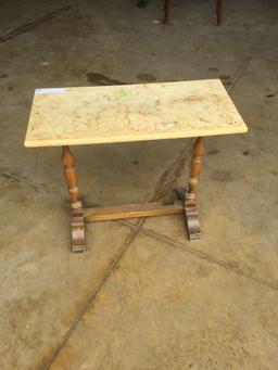 Vintage Wood End Table