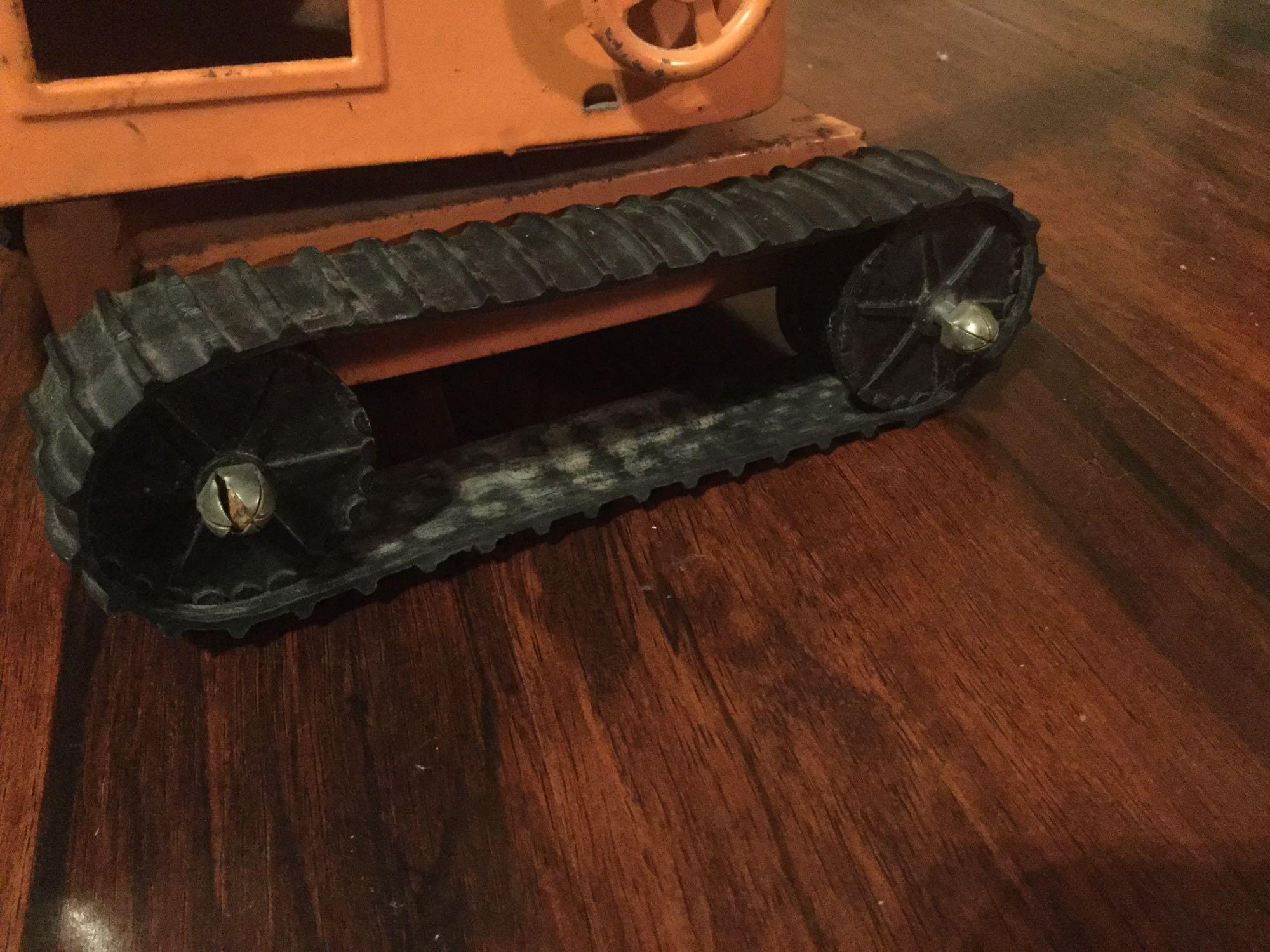 Vintage Structo Pressed Steel Steam Shovel Toy