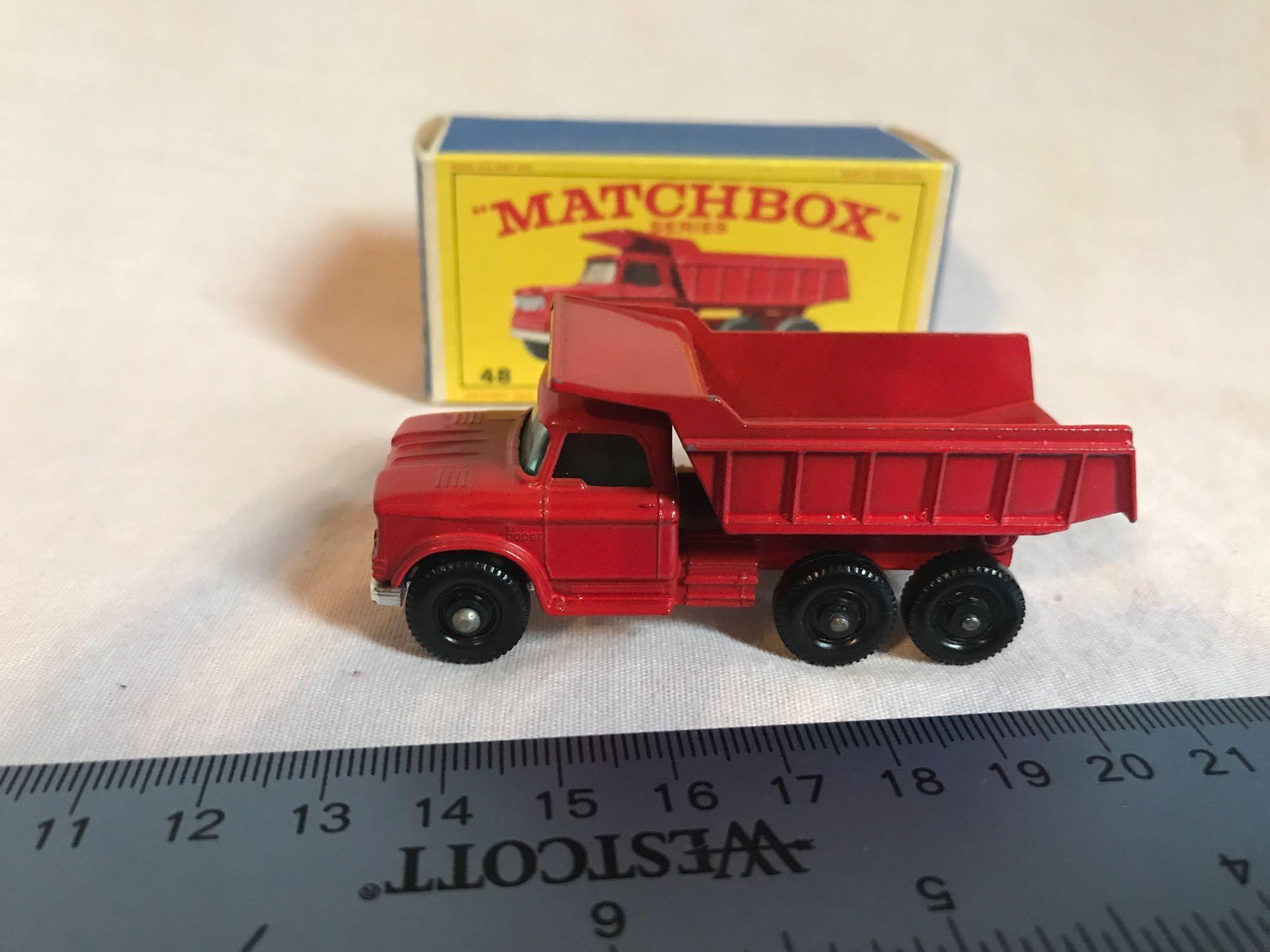 Matchbox Lesney Series 48 Dodge Dumper Truck w/box