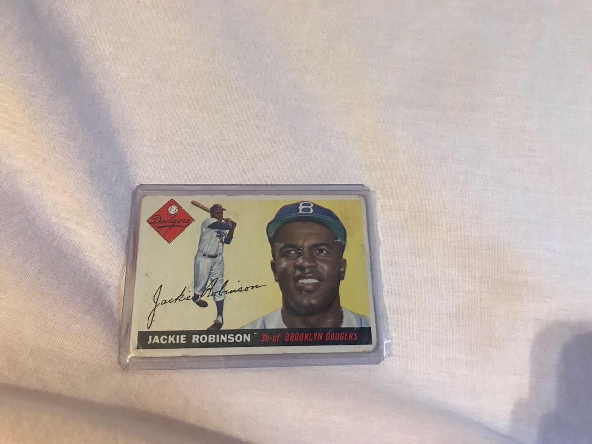 1955 Topps Jackie Robinson Card