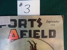 Vintage Sports Afield Magazine September 1940