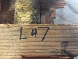 Qty of 2x4 boards reclaimed from home built in 1915