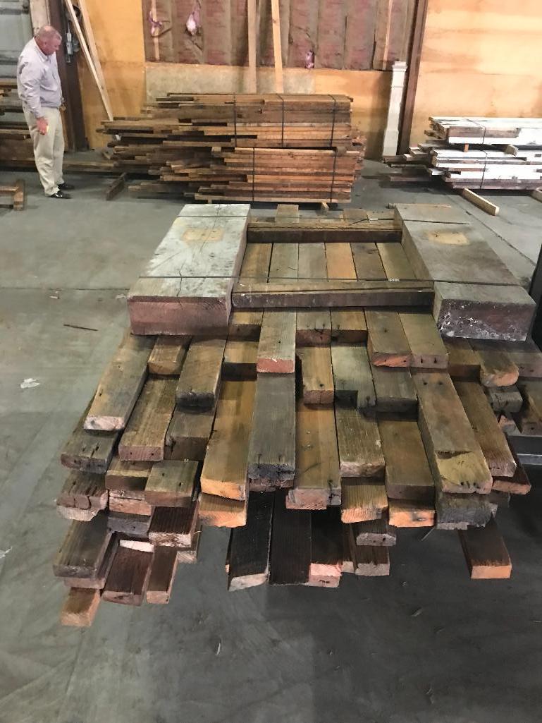 Qty of 2x4 pine boards reclaimed from home built in 1915