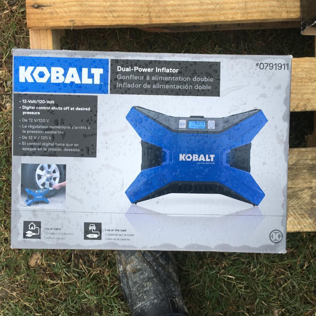 Kobalt - Dual Power Inflator - Digital control shuts off at desired pressure