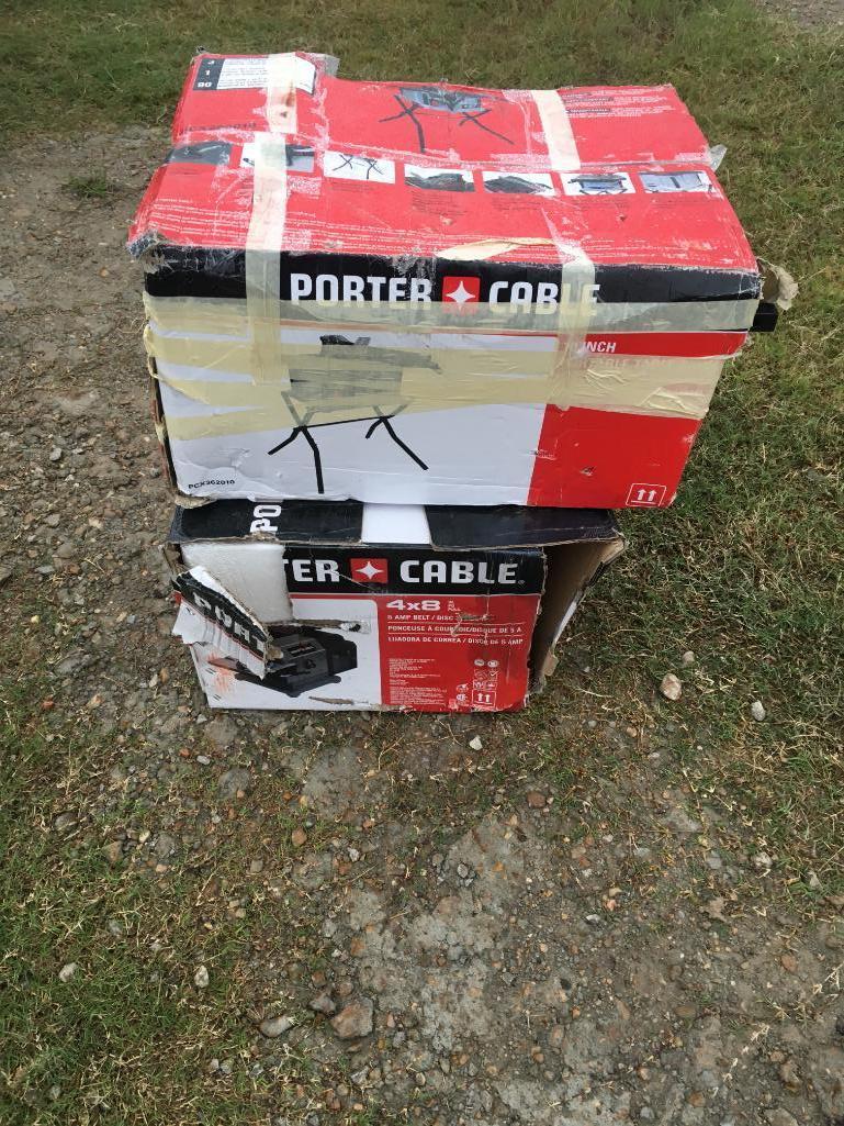 Porter Cable 4"x8" - 5 AMP Belt/ Disc Sander w/ 10 Inch Portable Table Saw