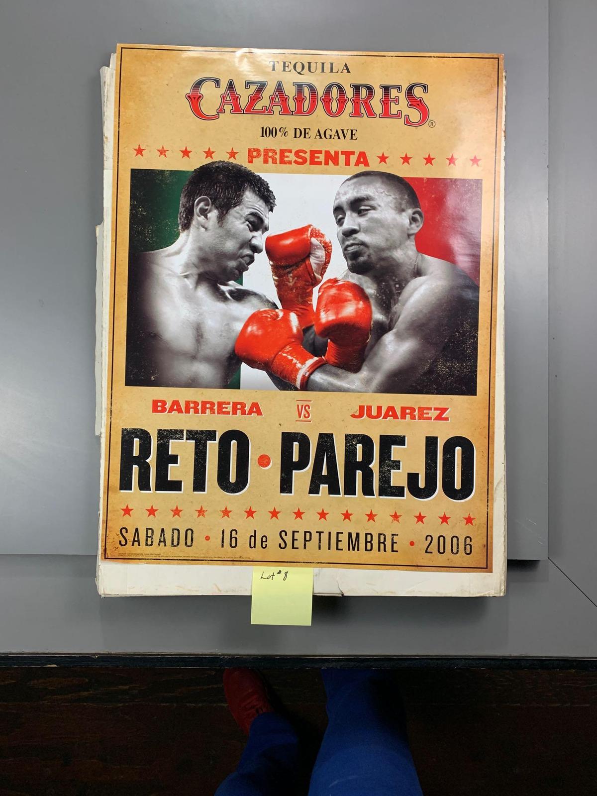 Unopened Case of Reto-Parejo 2006 Cazadorez Promotional Posters