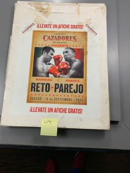 Unopened Case of Reto-Parejo 2006 Cazadorez Promotional Posters