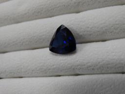 AAAAA+ Loose Royal Blue 11.21 Carats Trillian Cut Tanzanite Gemstone