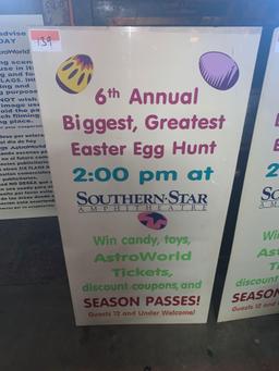 AstroWorld Easter Egg Hunt Sign