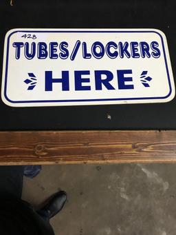 Tubes/ Lockers Sign