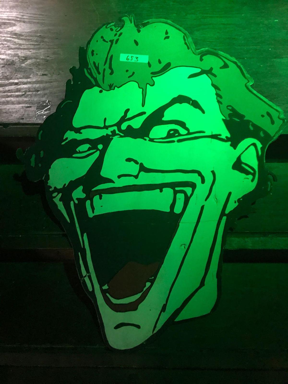 Joker head cardboard 3ft 5in x 2ft 7in