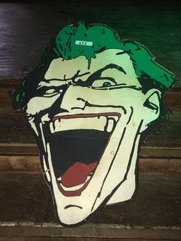 Joker head cardboard 3ft 5in x 2ft 7in