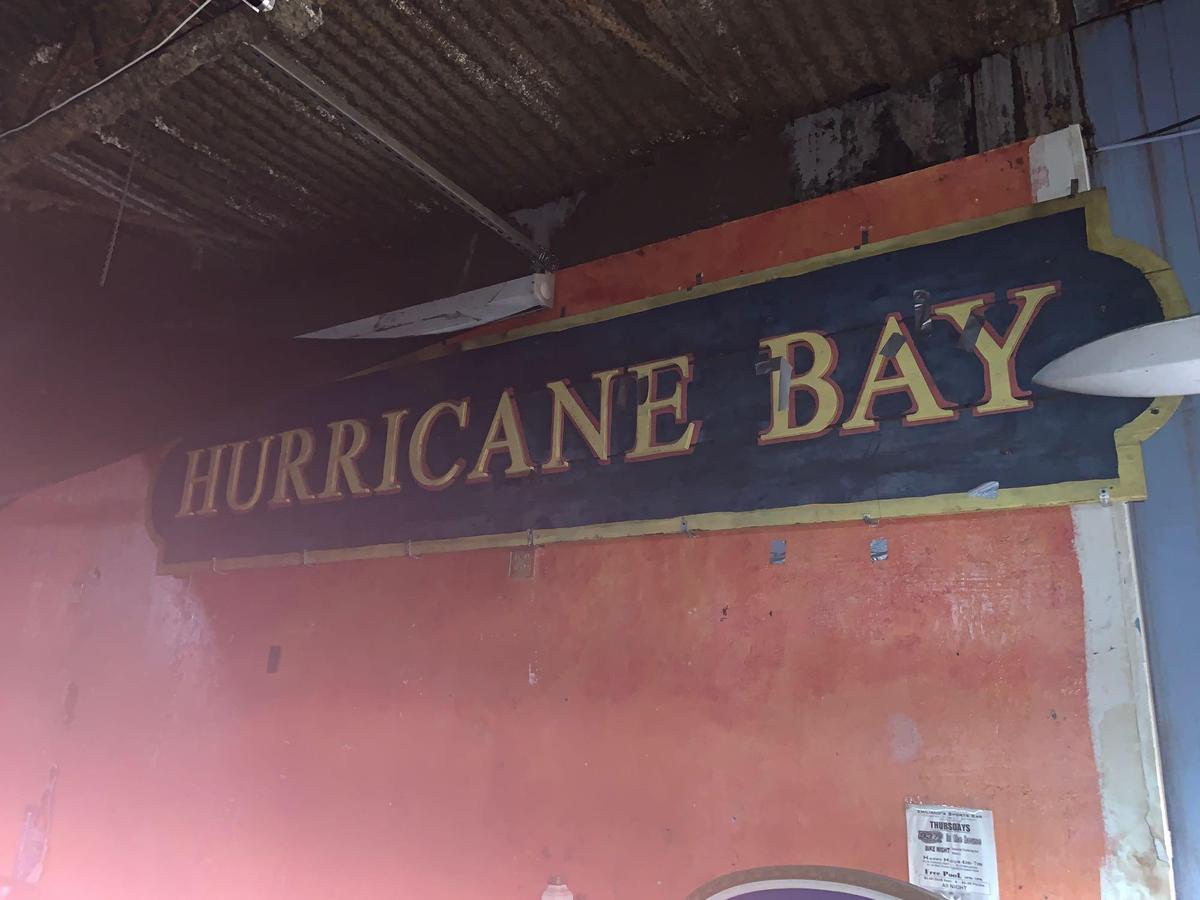 Hurricane Bay Wood Sign