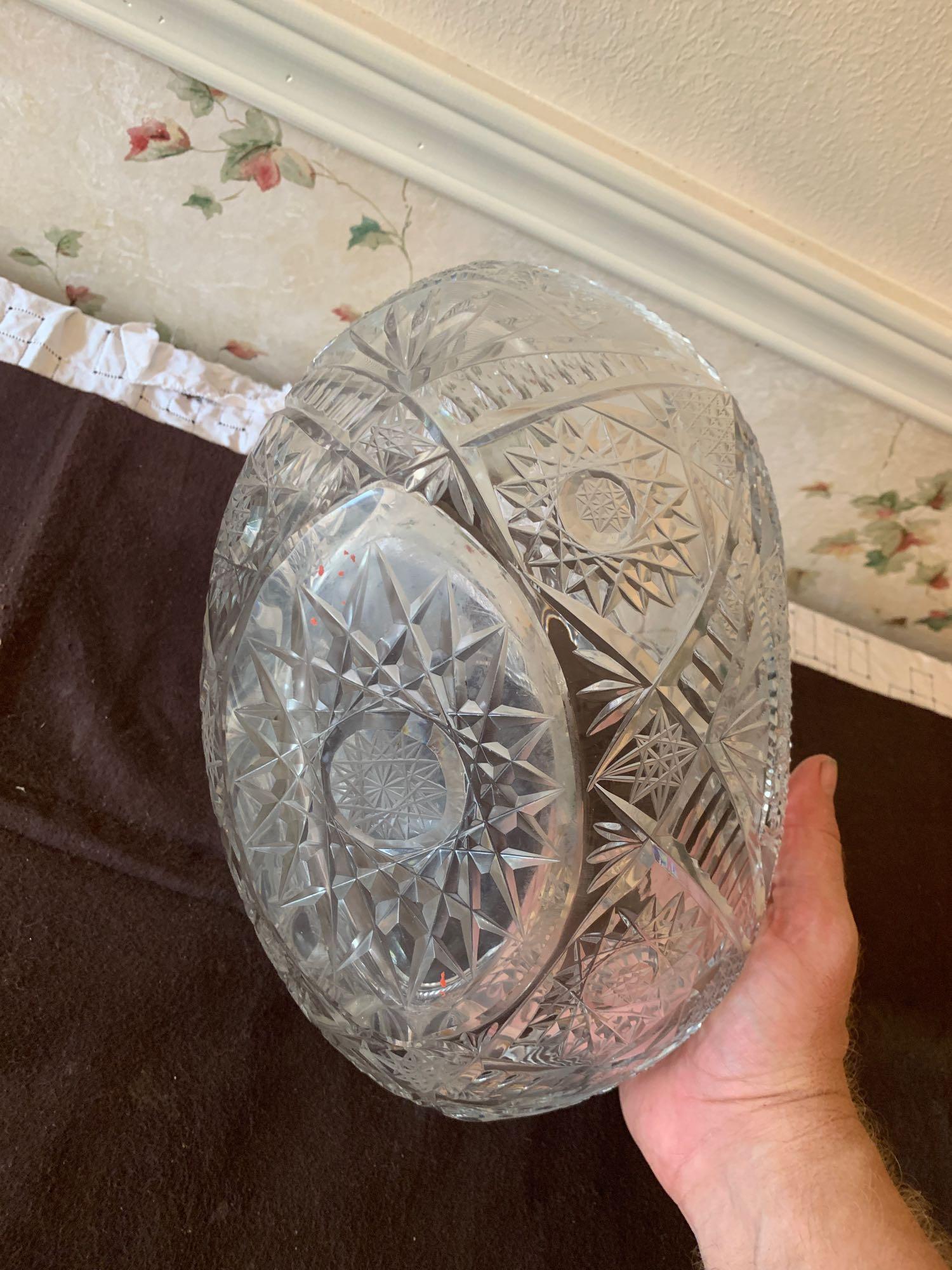 Crystal Serving Bowl