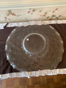 Crystal Hors d'ouvre Serving Tray