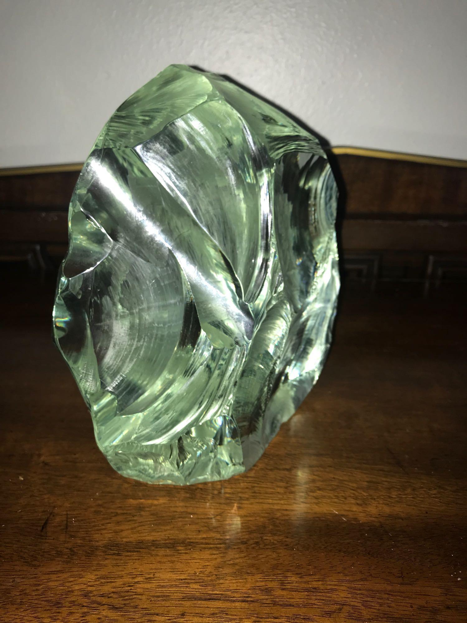 Bratislava volcanic glass decorative piece