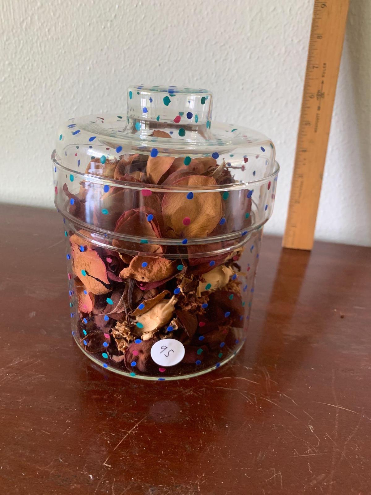 Glass Potpourri Holder