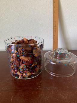 Glass Potpourri Holder