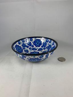 Vintage handmade Turkish pottery piece