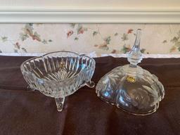 Jazecar Crystal Candy Dish with lid