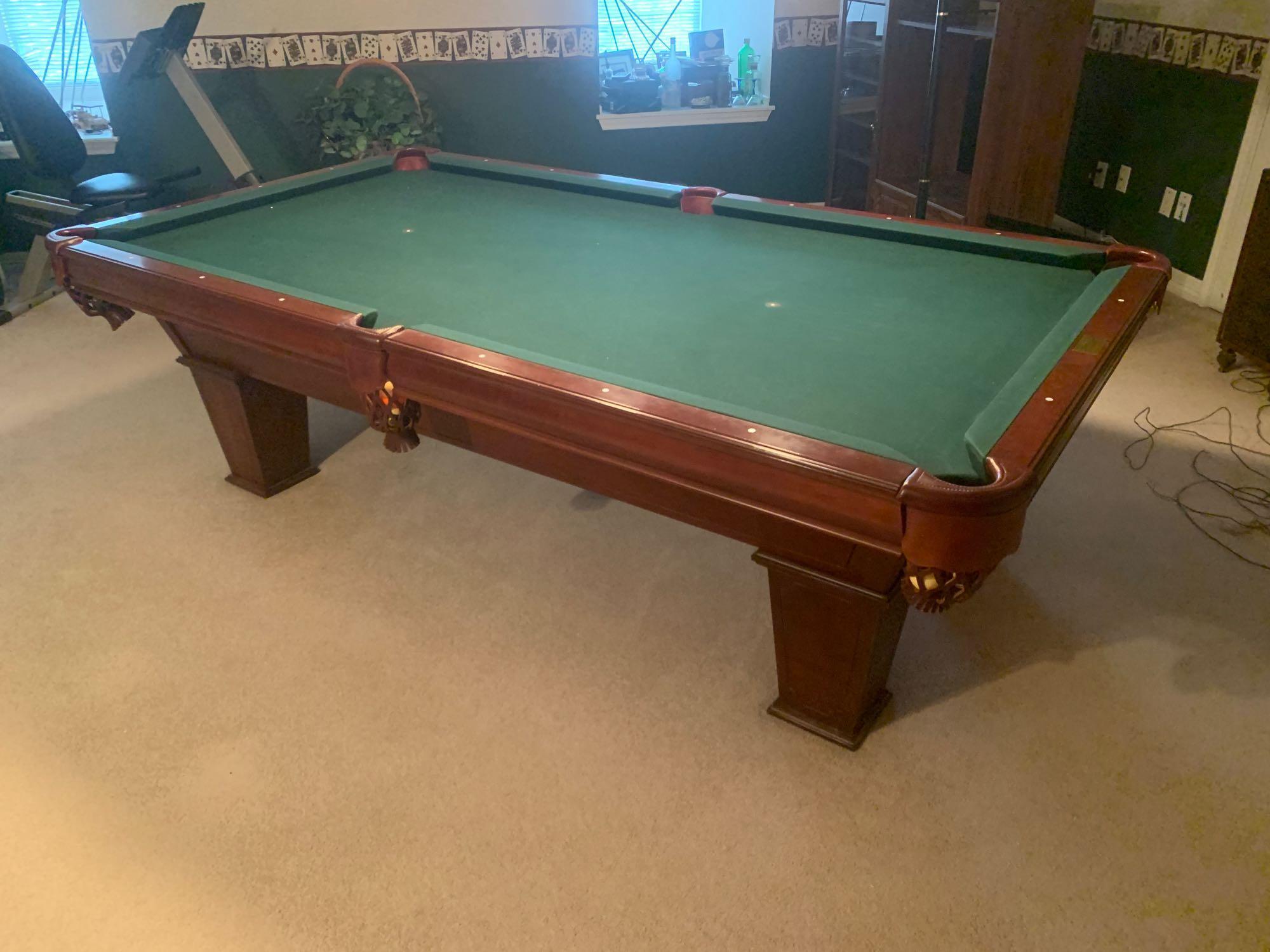 Gandy 8 ft billiard table