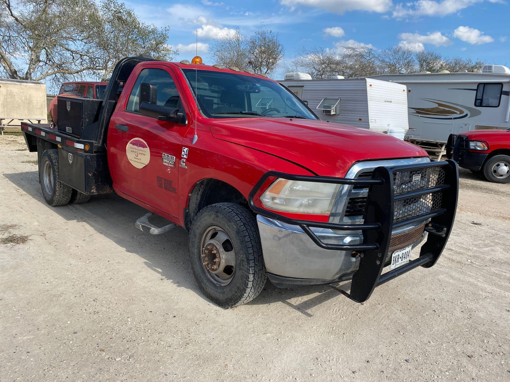 2012 Dodge 3500 Flatbed Truck