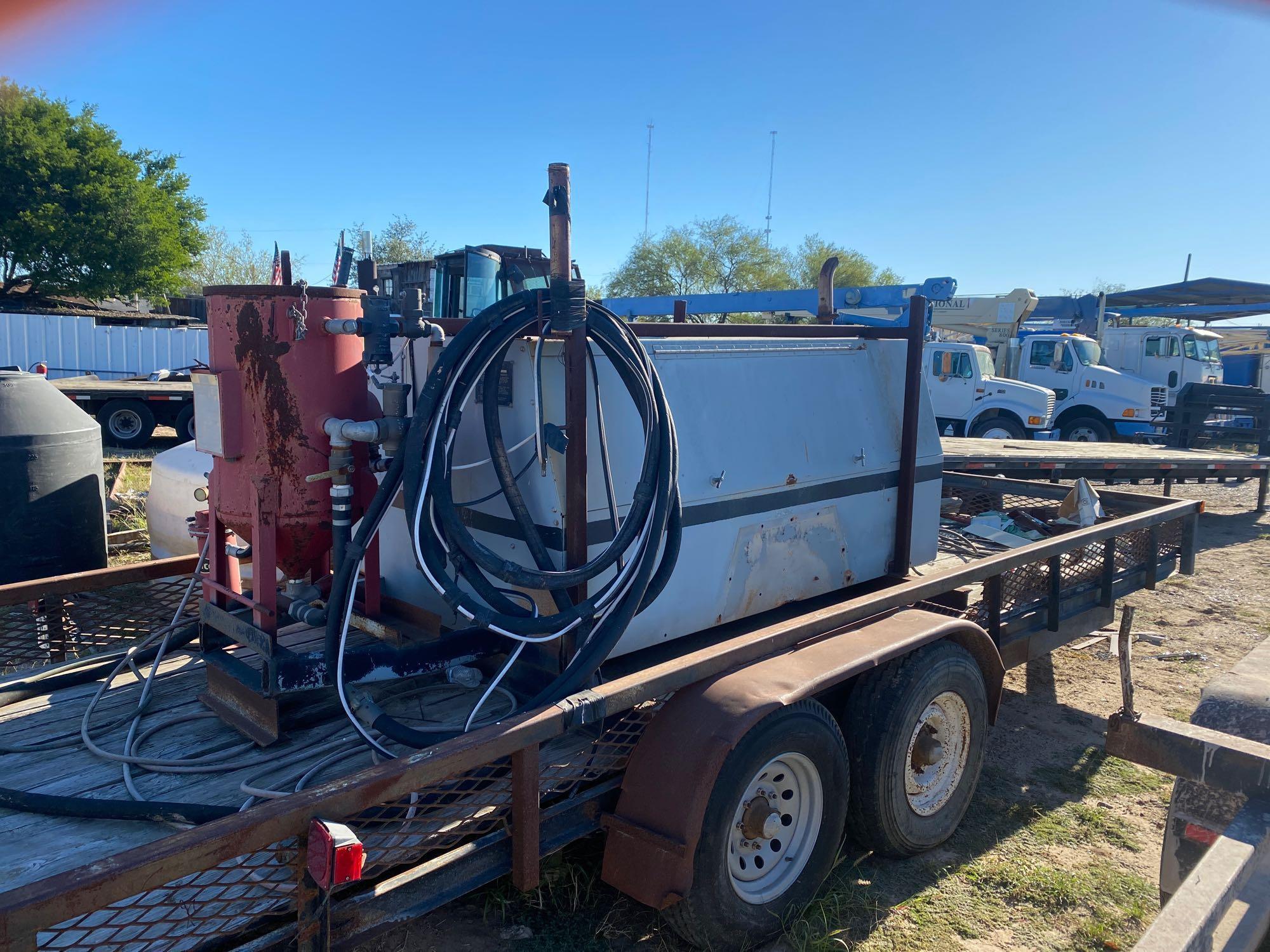 Custom T/A Sandblasting Trailer