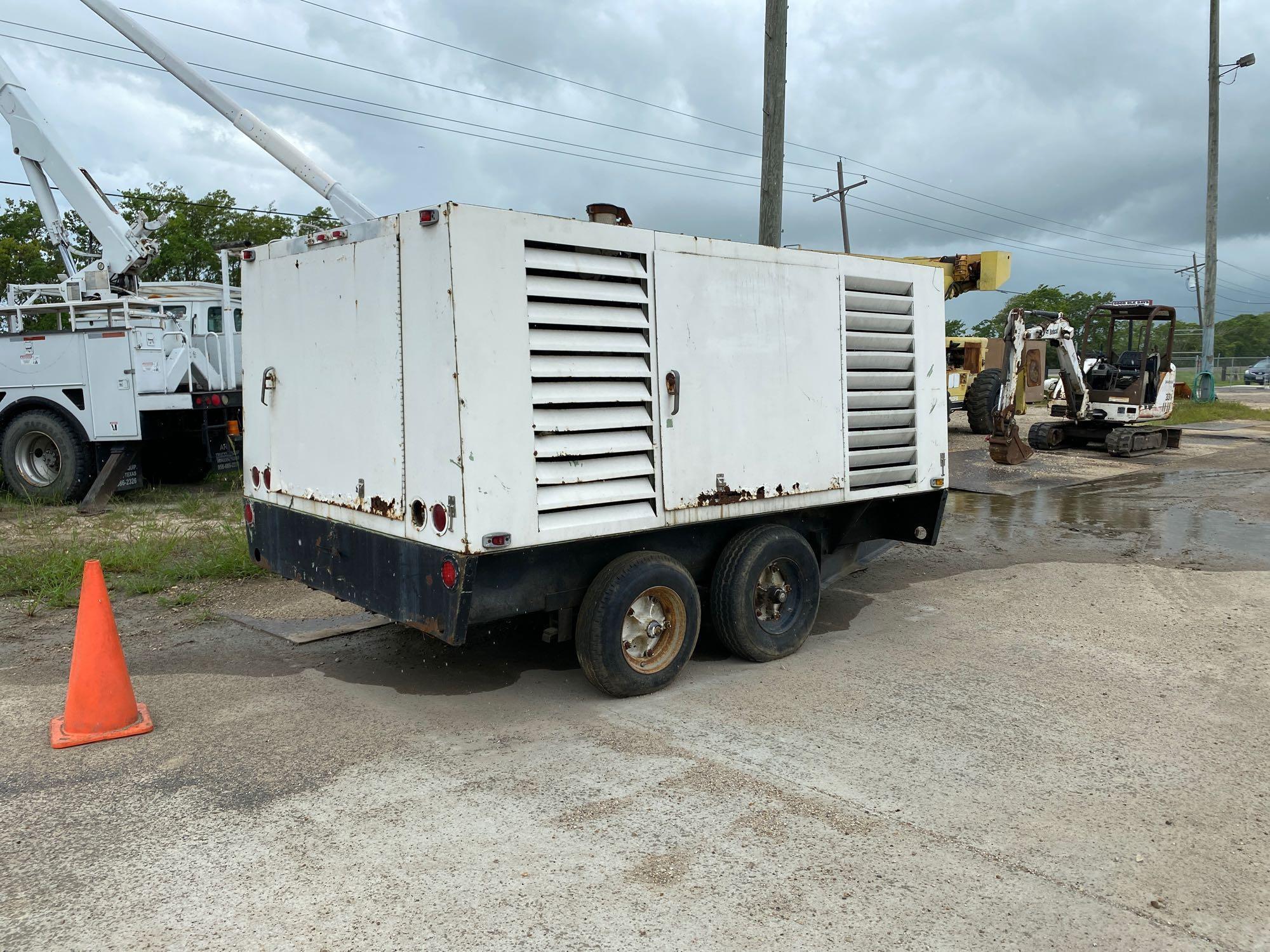 Sullair 900H DLO CAT Air Compressor on T/A Trailer