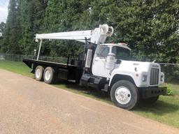 1985 Mack R686ST T/A Truck with RO Stinger 145-63 Crane