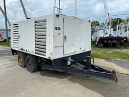 1999 Sullair 900H DLO CAT Air Compressor on T/A Trailer