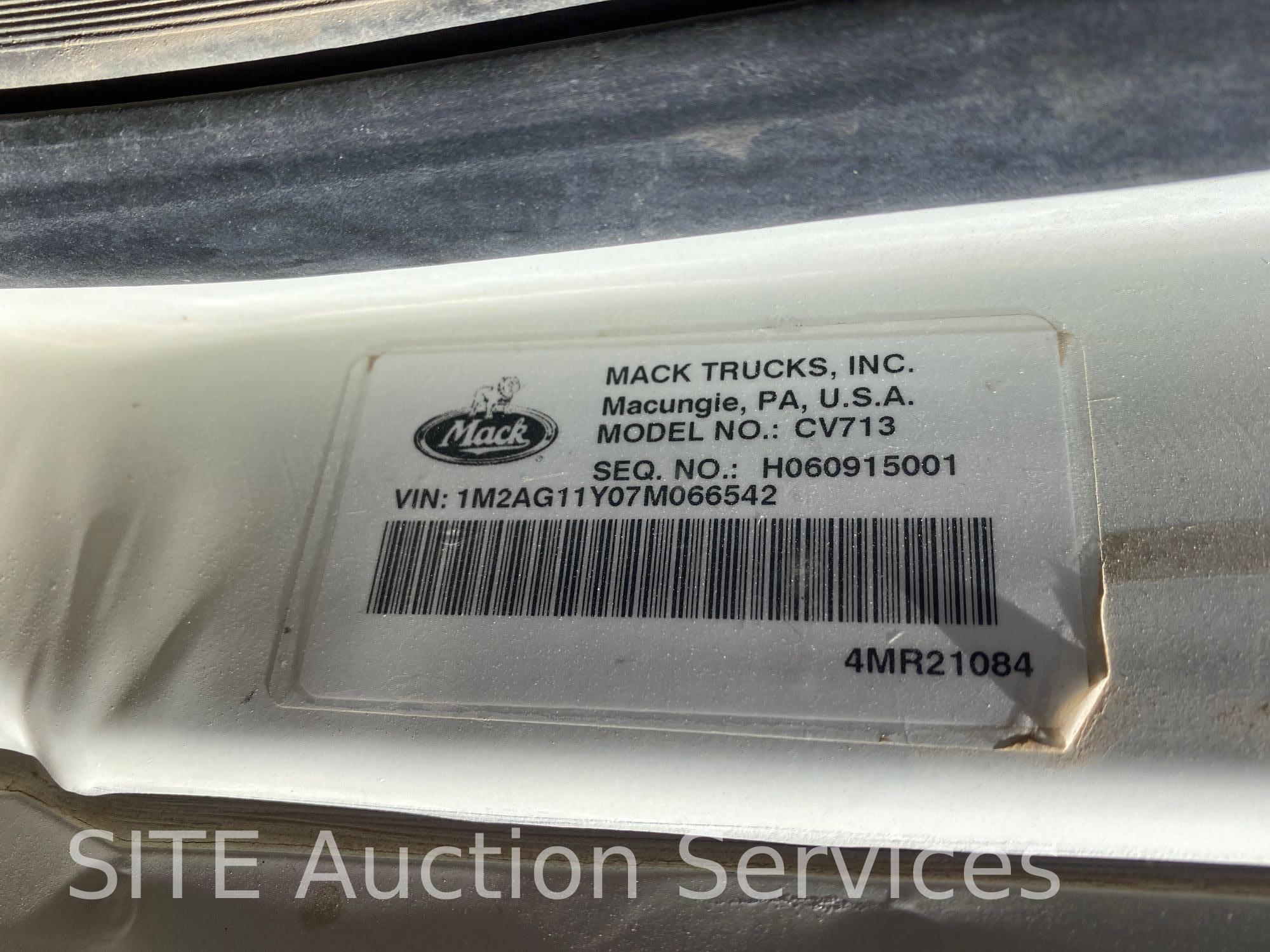 2007 Mack CV713 Granite T/A Truck Tractor