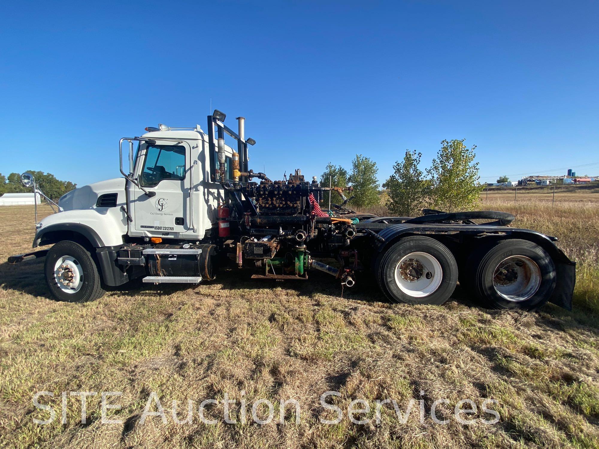 2007 Mack CV713 Granite T/A Kill Truck Tractor