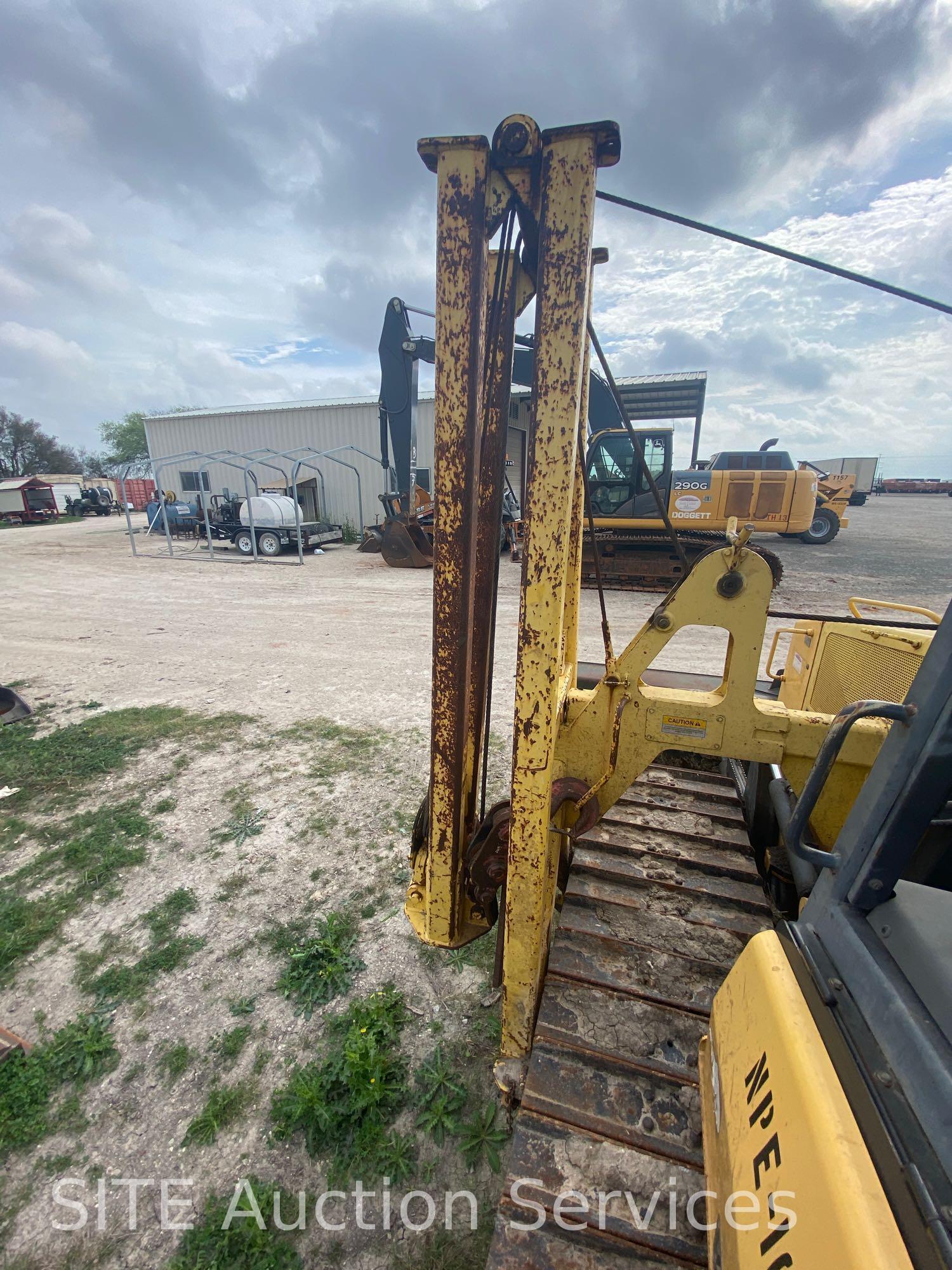 2007 New Holland D95 Crawler Tractor with Midwestern M520C Side Boom