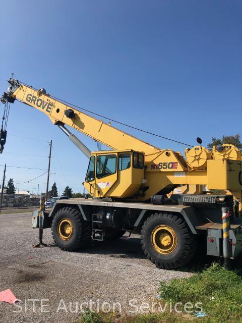 2001 Grove RT650E 50 Ton Rough Terrain Crane