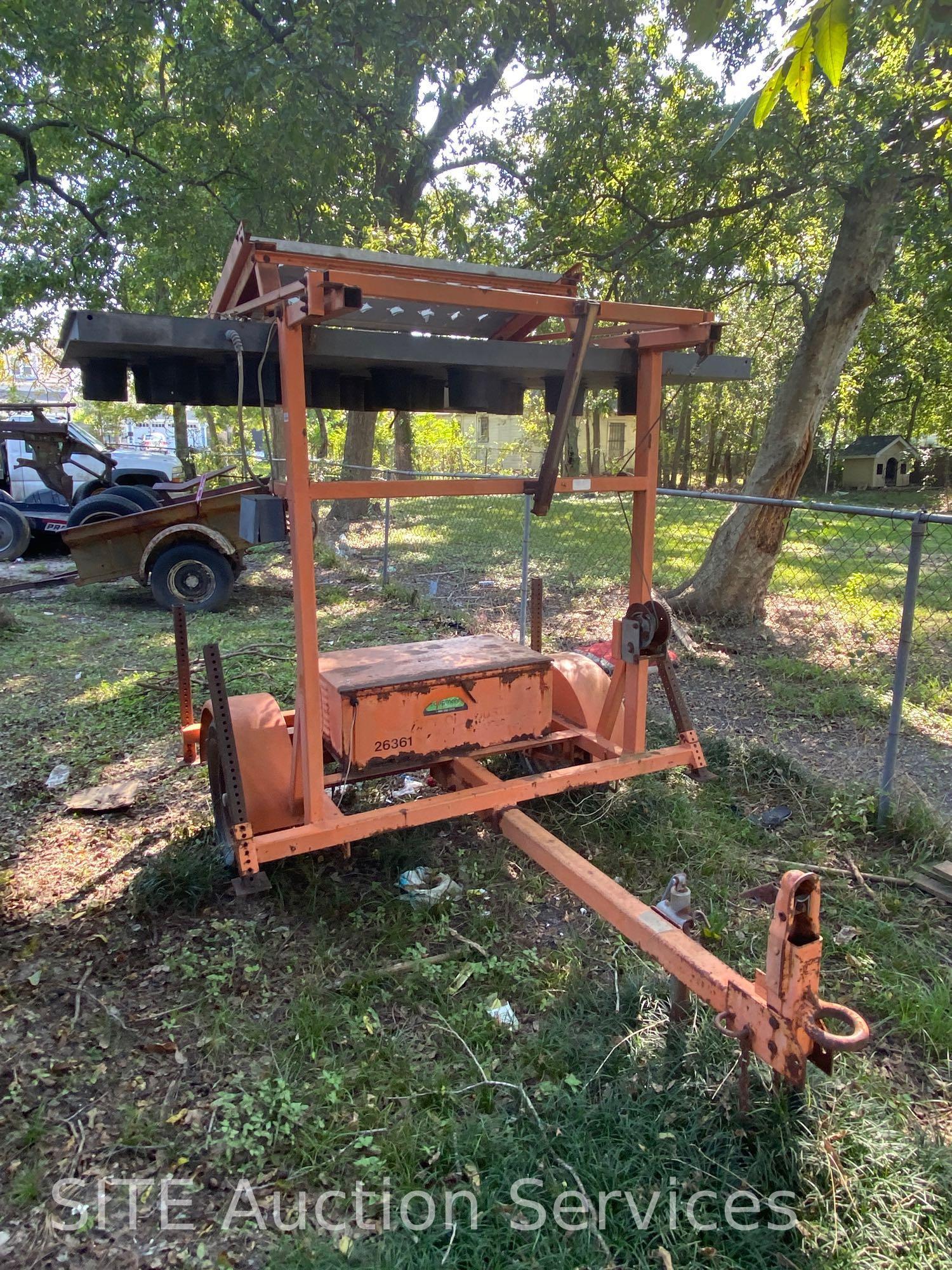 Wanco Solar Powered Arrow Board Trailer