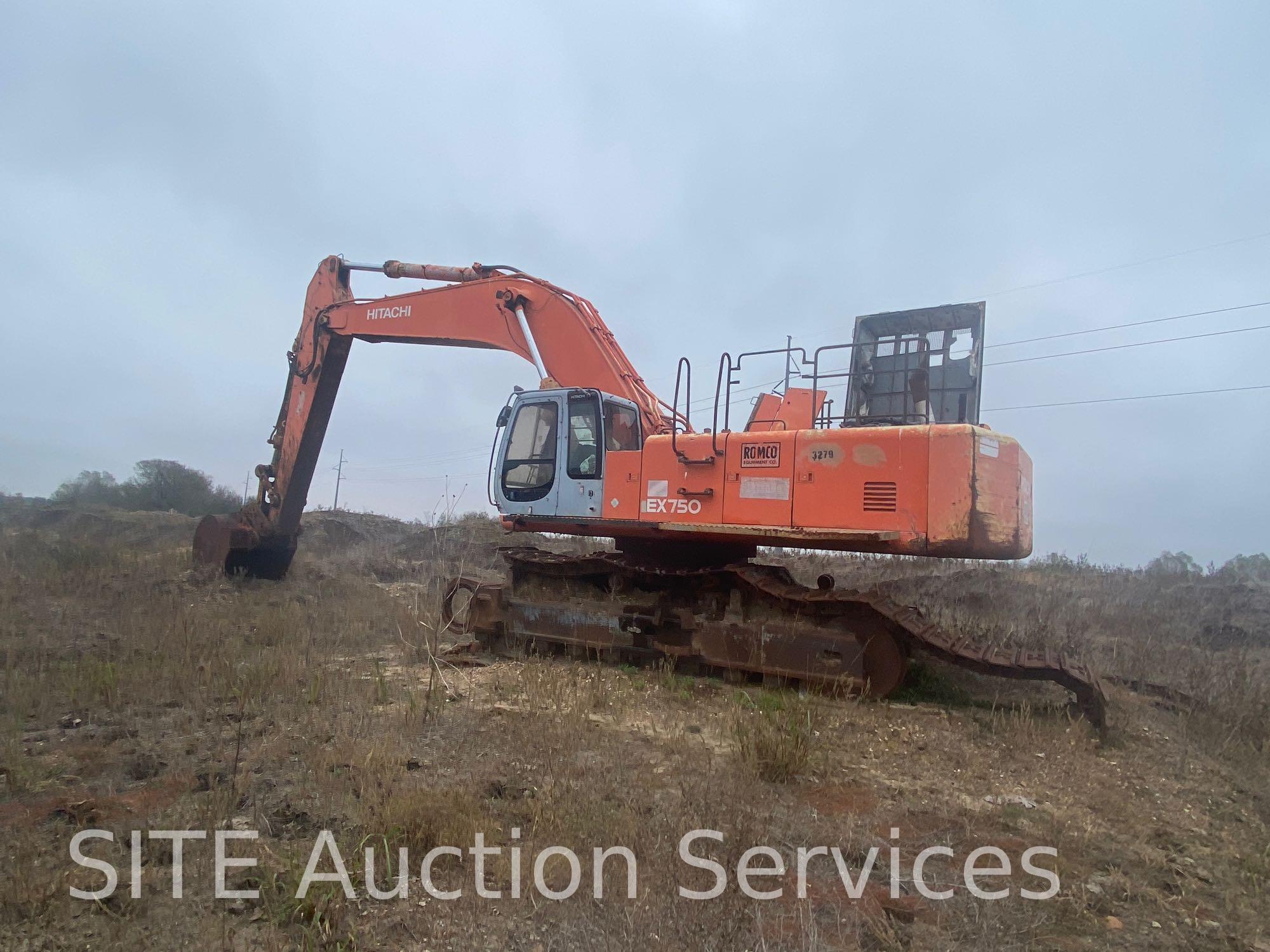 1999 Hitachi EX750-5 Hydraulic Excavator