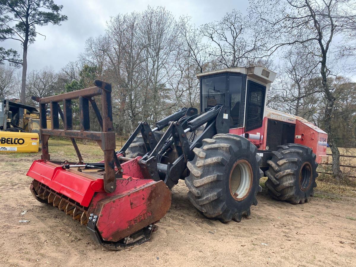 2008 Prentice Hydro-Ax 2764 with Fecon Mulcher