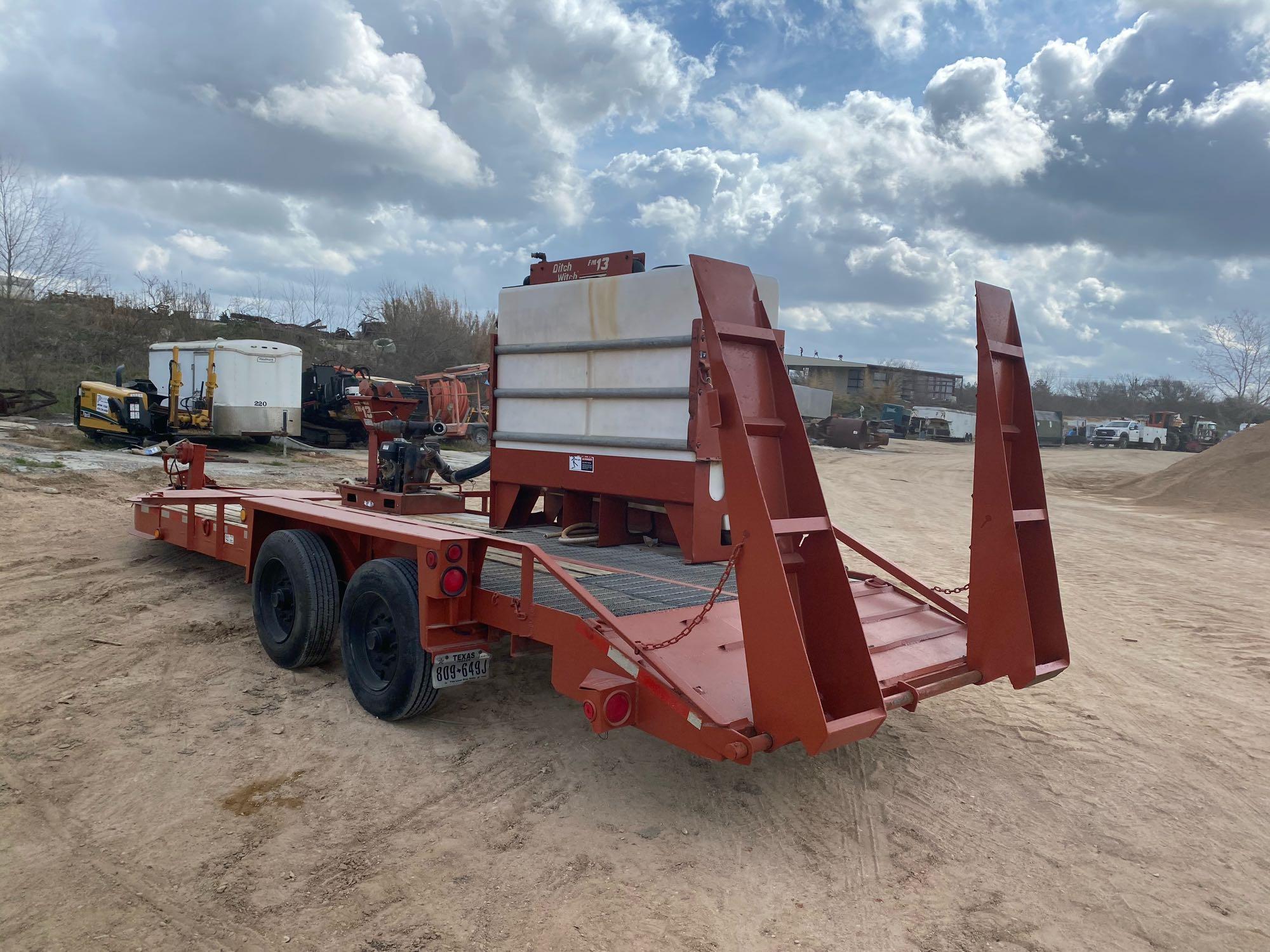 2006 Belshe T18 Trailer w/ Ditch Witch FM 13