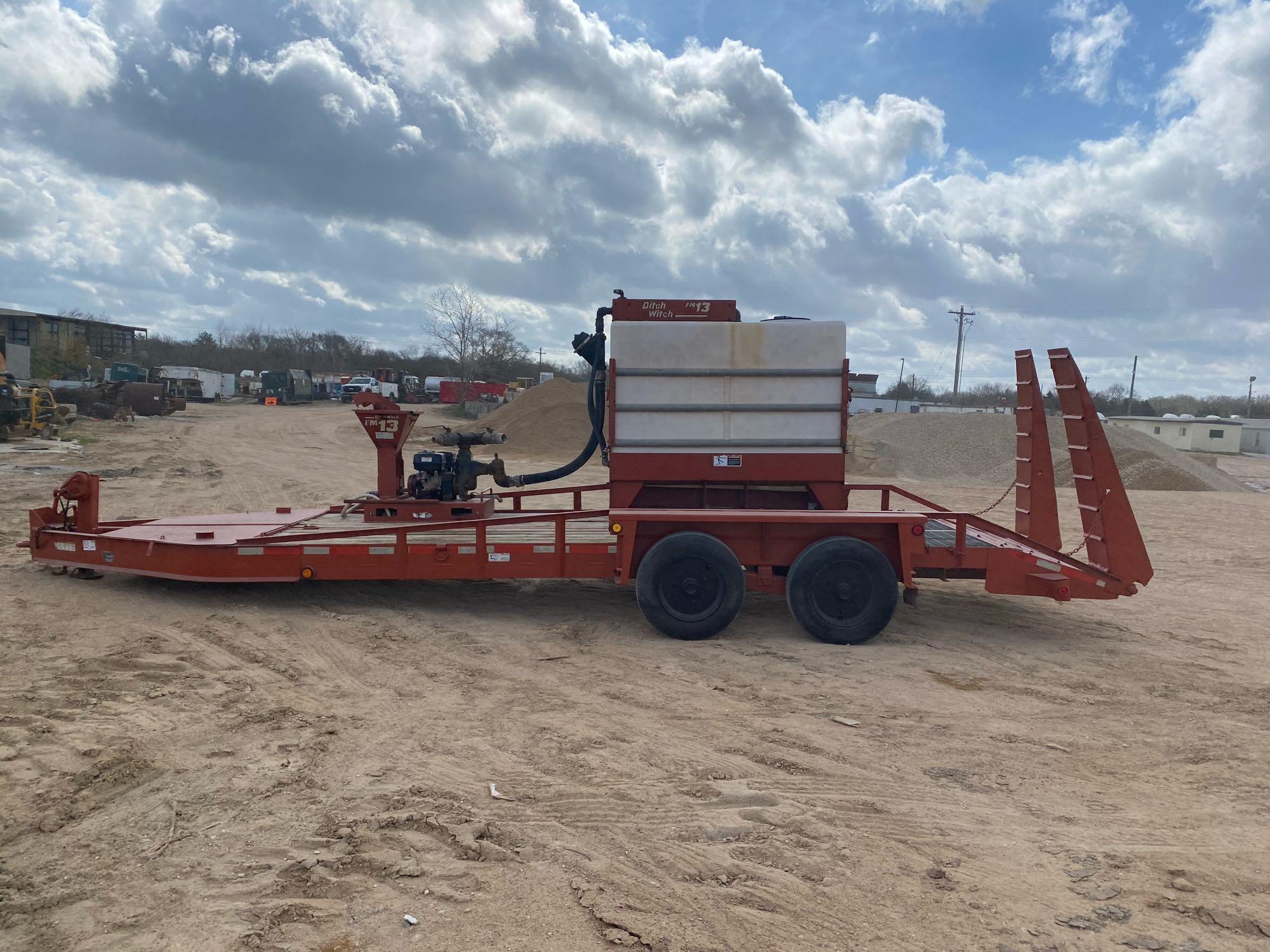 2006 Belshe T18 Trailer w/ Ditch Witch FM 13