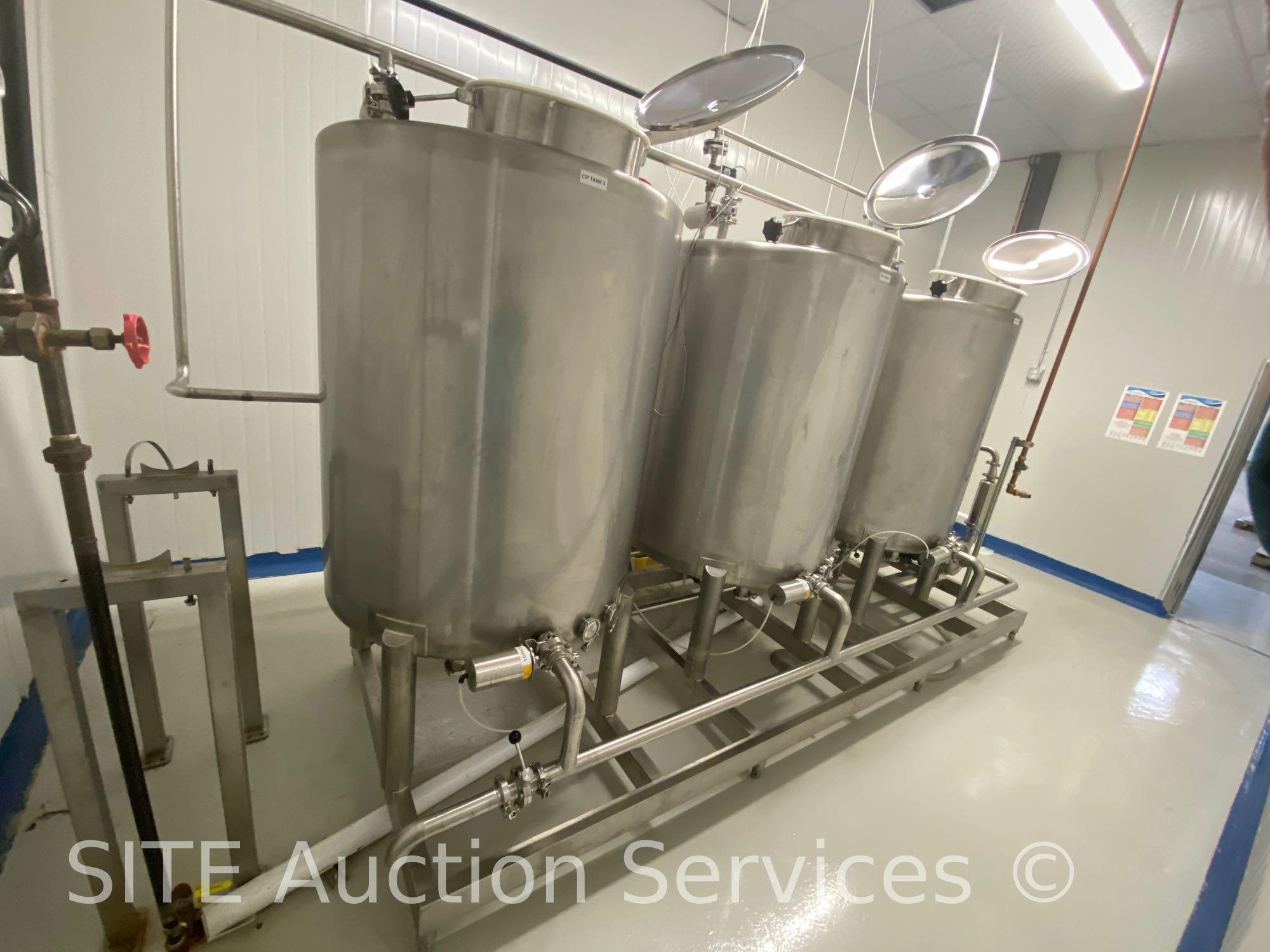 Three Tank Stainless Steel Sanitation System