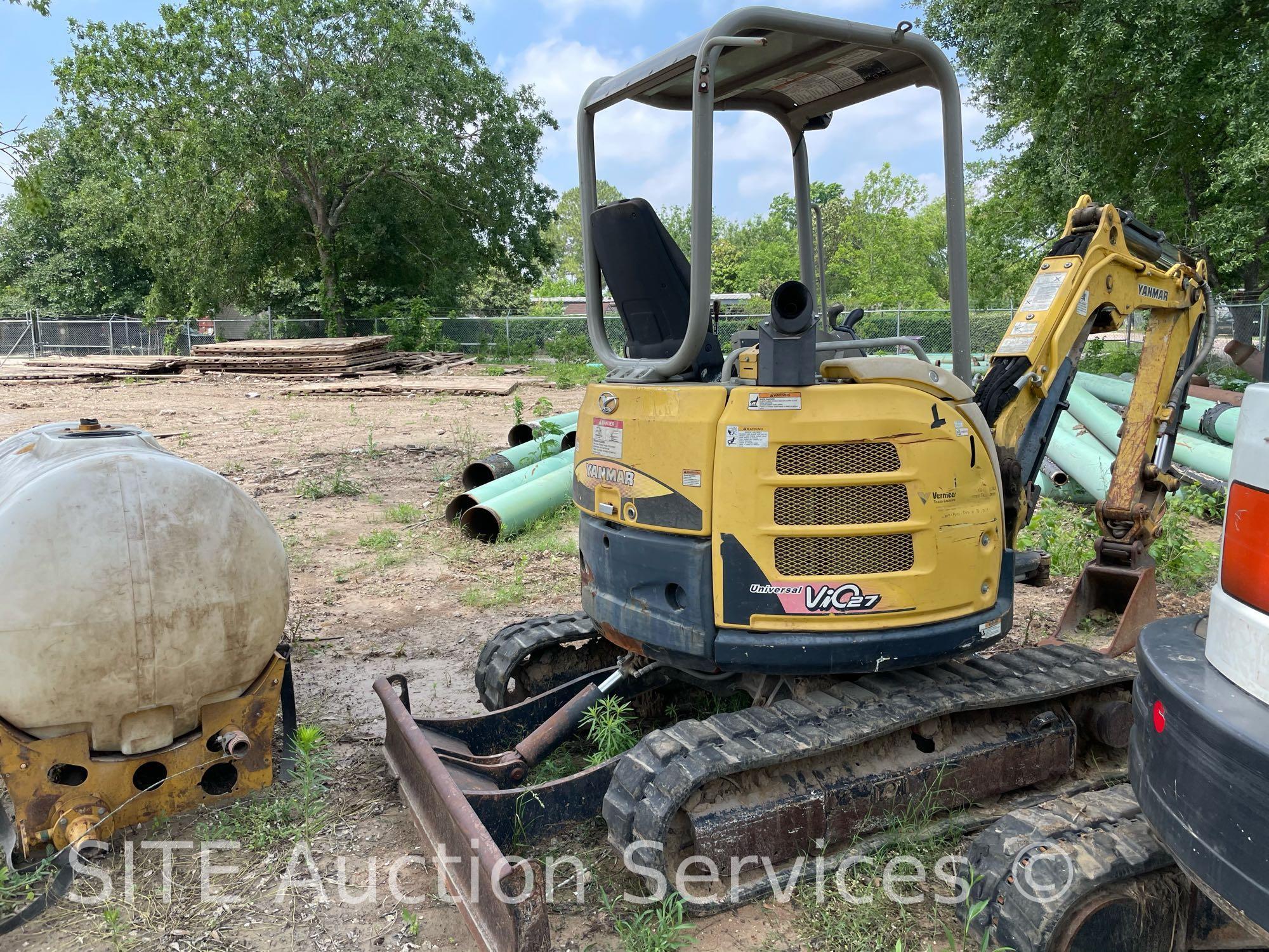 2013 Yanmar ViO27-5B Mini Excavator