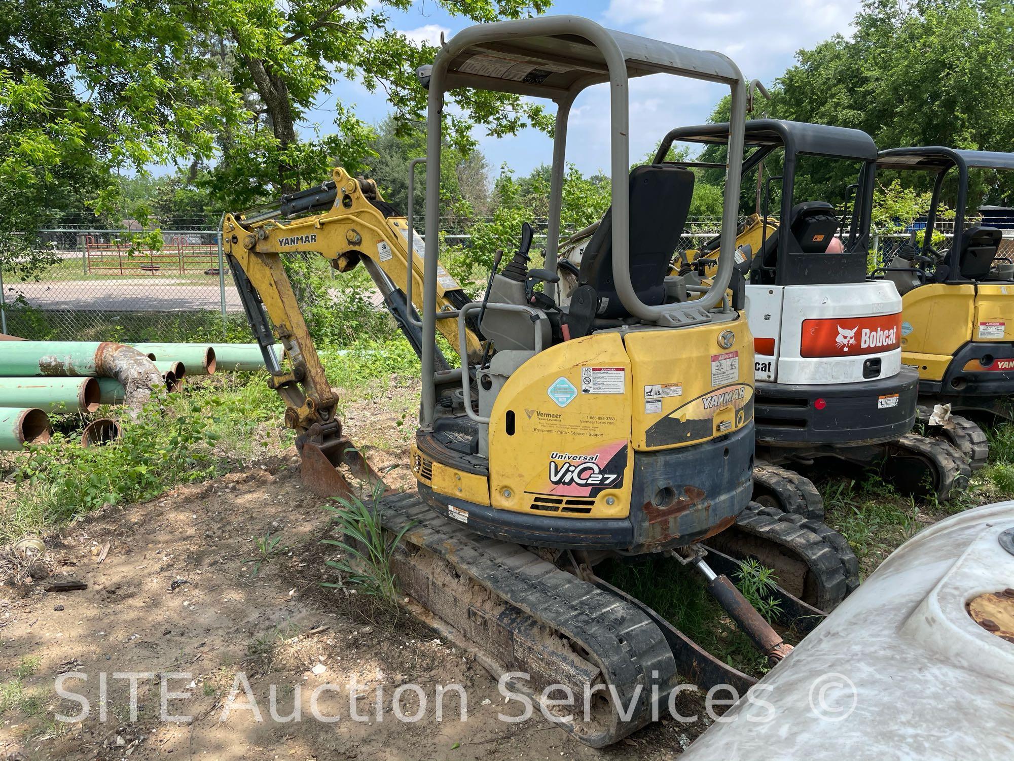 2013 Yanmar ViO27-5B Mini Excavator