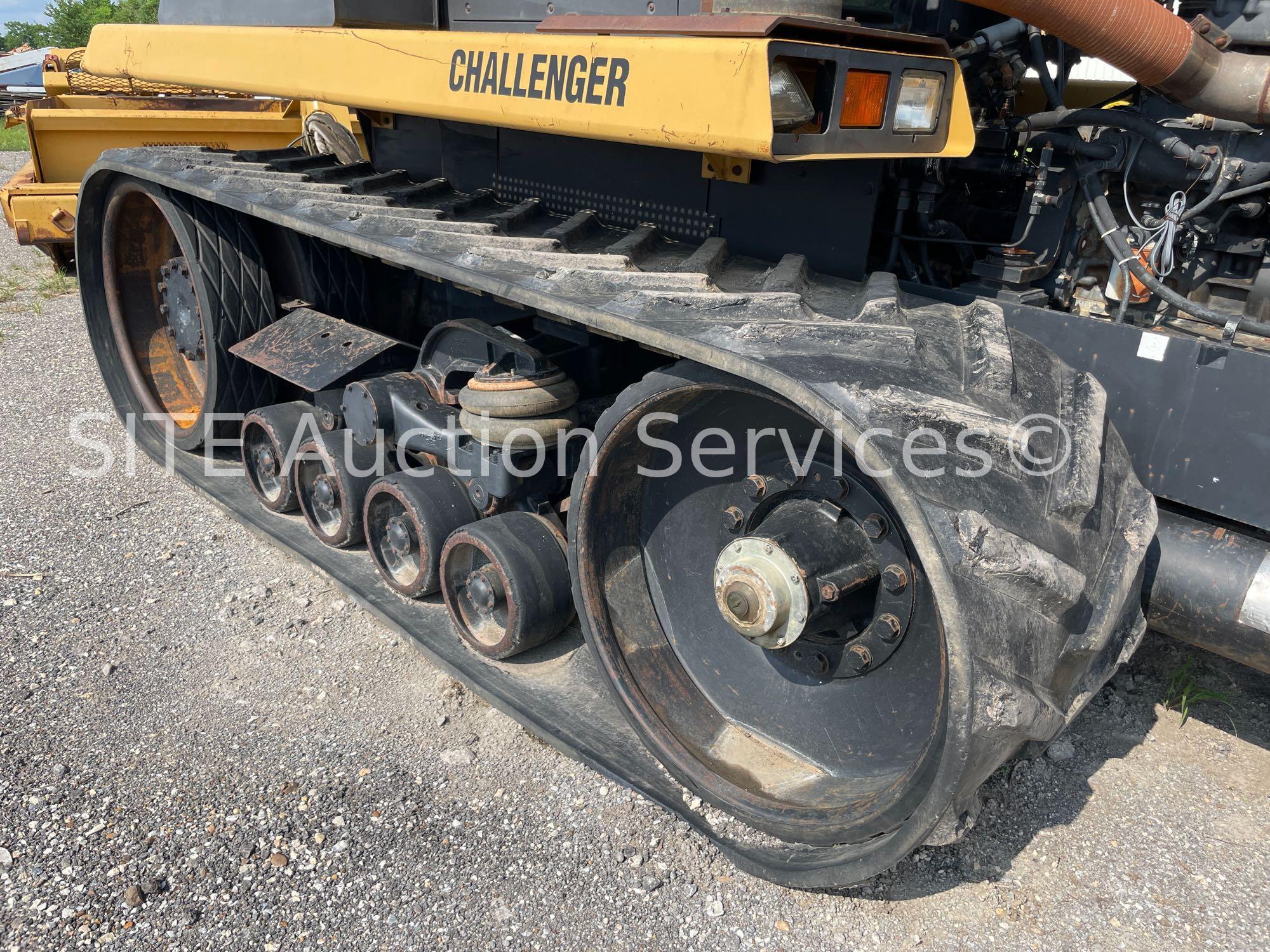 1994 Caterpillar Challenger 75C Track Tractor w/ 2001 Reynolds 18CMX Scraper