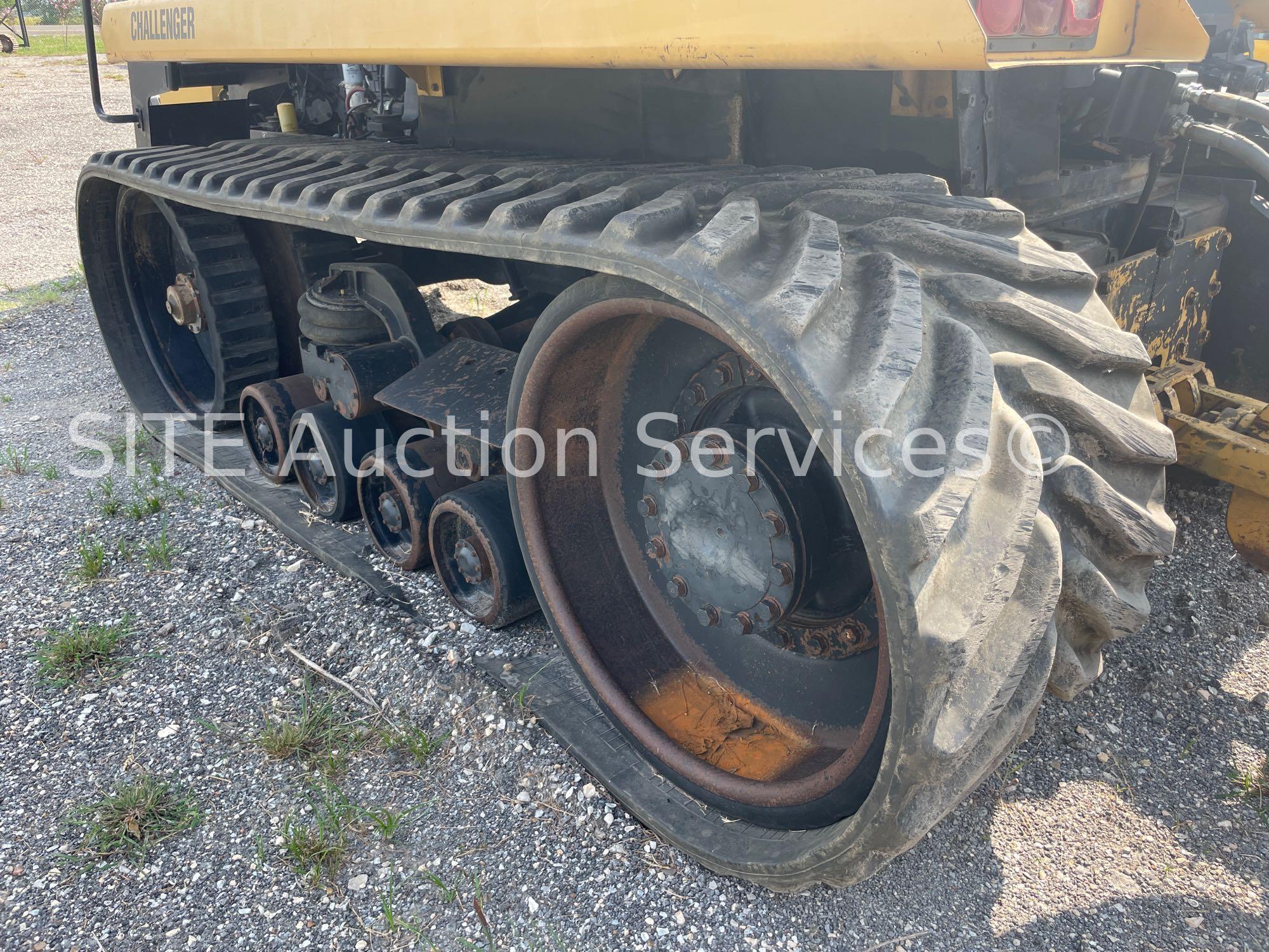 1994 Caterpillar Challenger 75C Track Tractor w/ 2001 Reynolds 18CMX Scraper