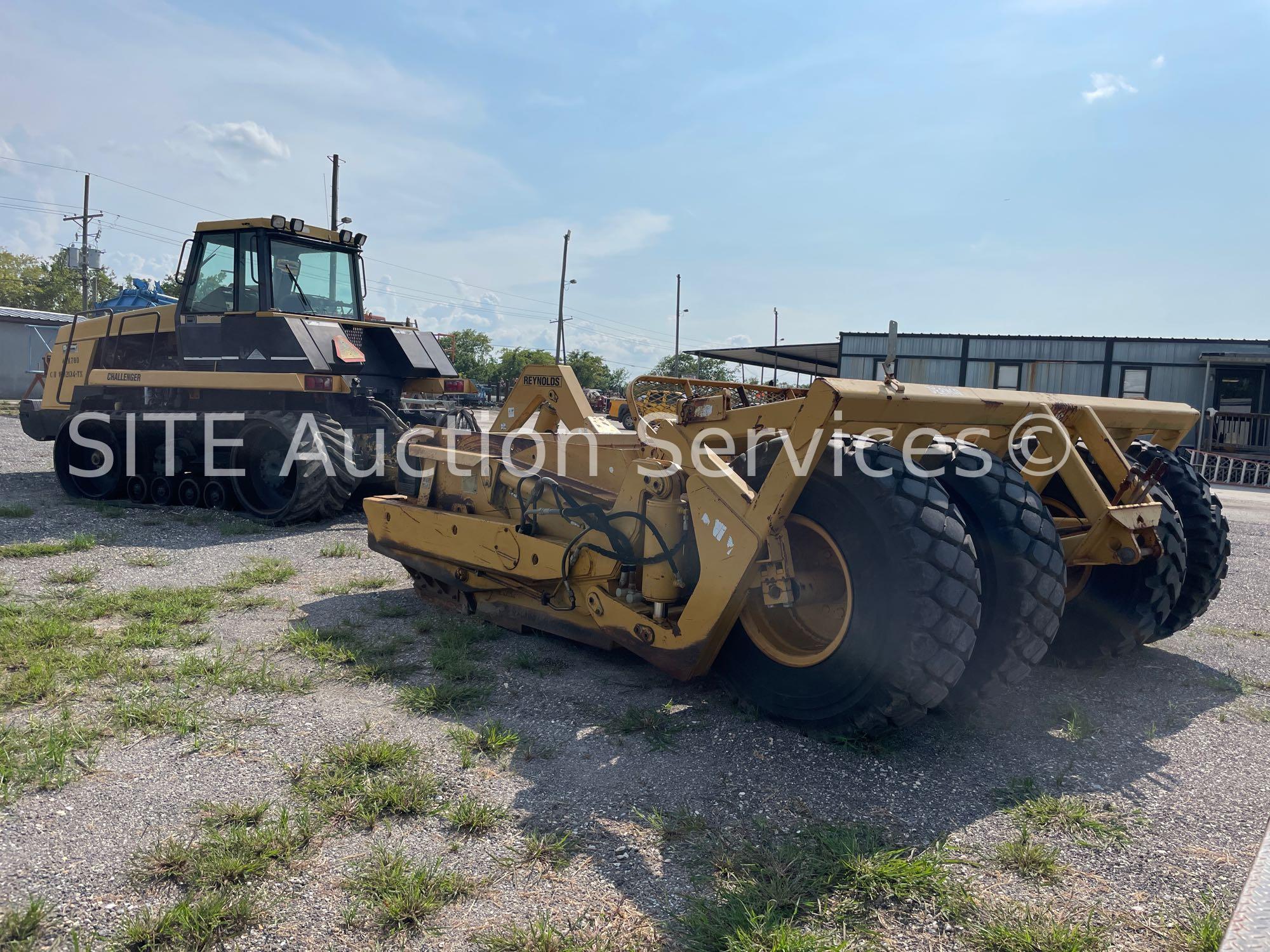 1994 Caterpillar Challenger 75C Track Tractor w/ 2001 Reynolds 18CMX Scraper